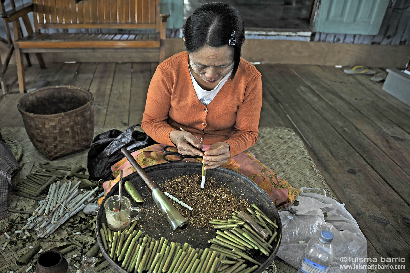 making cigarettes burma myanmar